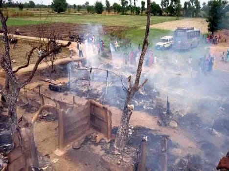 35 Home ash, burnt alive three years Innocent